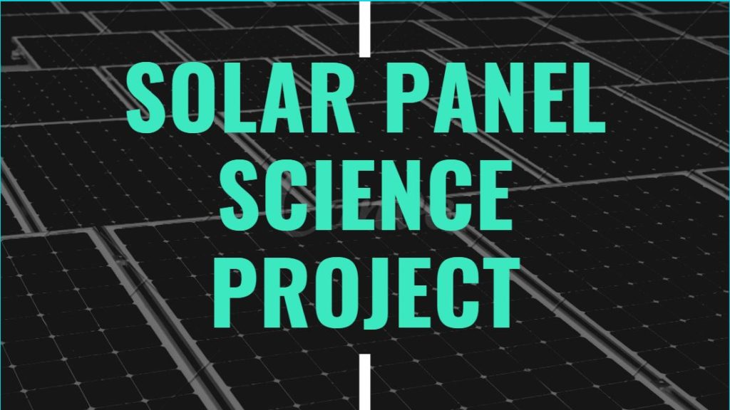 solar panel research project